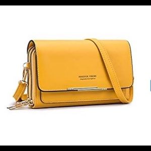 Forever Young crossbody, wallet, handbag.